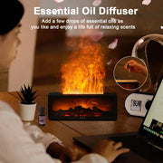 Home Appliances, Household Appliances, Small Air Conditioning AppliancesAroma Humidifier Flame Essential Oil Diffuser Air Humidifier Aromatherapy Fragrance Diffuser with RGB Light and Remote Control - Premium  from Nobles Store - Just $51.72! Shop now at Nobles Store