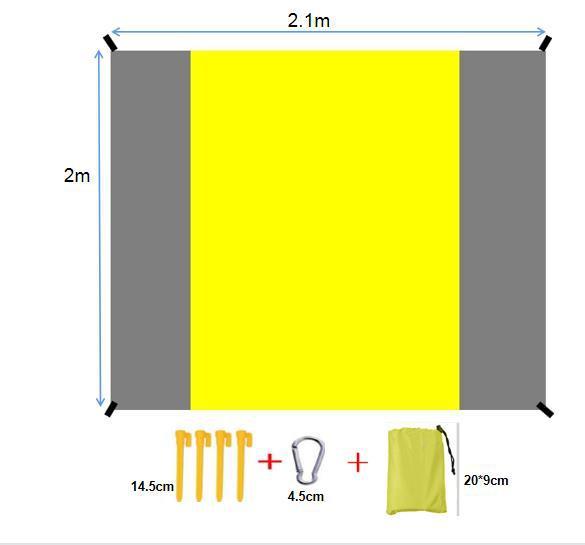 nullBeach Mat Folding Waterproof Picnic Mat - Premium 0 from null - Just $34.89! Shop now at Nobles Store