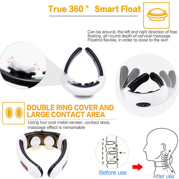 Electronics & Gadgets, Electronics Accessories & SuppliesElectric Cervical Pulse Neck Massager Muscle Relax Massage Magnetic Therapy US - Premium  from Nobles Store - Just $18.47! Shop now at Nobles Store