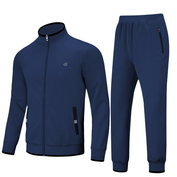 Clothing, Mens Clothing, Mens Workout ClothingMen'S Tracksuits Sweatsuits for Men Set Track Suits 2 Piece Casual Athletic Jogging Warm up Full Zip Sweat Suits Navy L - Premium  from Nobles Store - Just $63.78! Shop now at Nobles Store