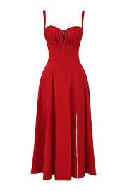 Dresses, Women's ClothingBoho Spaghetti Straps Split Thigh Midi Dress - Premium  from Nobles Store - Just $65.99! Shop now at Nobles Store