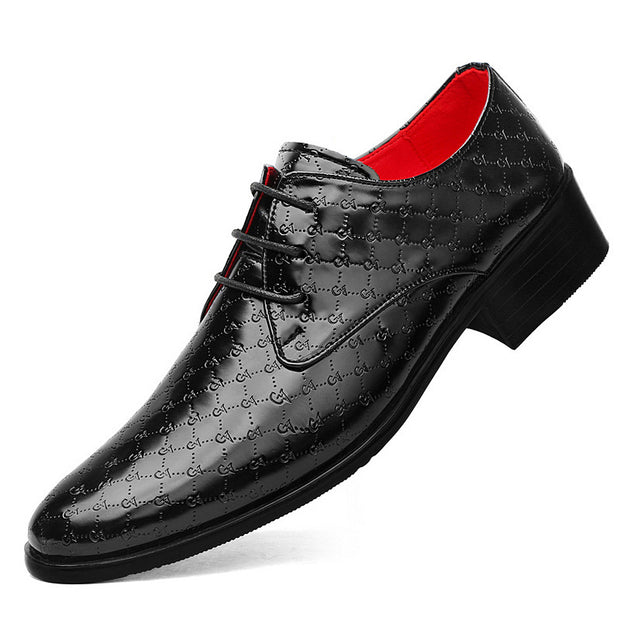 nullMen's PU Leather Pointed Formal High Heels - Premium 0 from null - Just $54.21! Shop now at Nobles Store