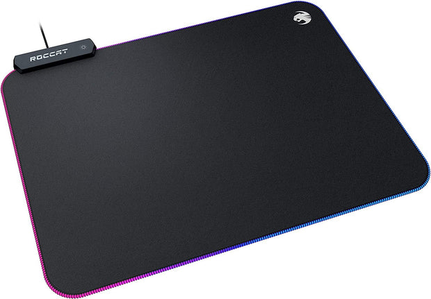 Desk Accessories & Workspace Organizers, Mouse Pads, Mouse Pads & Wrist Rests, Office & School Supplies, Office ProductsSense Aimo RGB Illumination Gaming PC Mousepad, Non Slip Back, Computer Mouse Pad, Soft PC Gaming Desktop Mat with Stitched Edges, Owl Eye Sensors, Black, Medium - Premium  from Nobles Store - Just $34.76! Shop now at Nobles Store