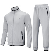 Clothing, Mens Clothing, Mens Workout ClothingMen'S Tracksuits Sweatsuits for Men Set Track Suits 2 Piece Casual Athletic Jogging Warm up Full Zip Sweat Suits Darkgrey M - Premium  from Nobles Store - Just $63.78! Shop now at Nobles Store