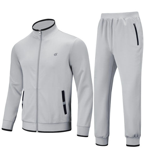 Clothing, Mens Clothing, Mens Workout ClothingMen'S Tracksuits Sweatsuits for Men Set Track Suits 2 Piece Casual Athletic Jogging Warm up Full Zip Sweat Suits Darkgrey M - Premium  from Nobles Store - Just $63.78! Shop now at Nobles Store