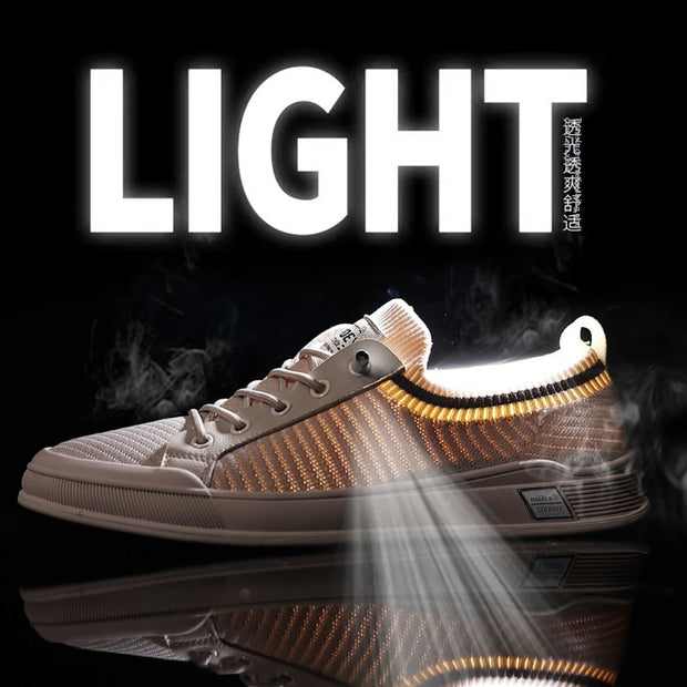 Flying Woven Breathable Men's Casual Sneaker - Premium 0 from Nobles Store - Just $56.47! Shop now at Nobles Store