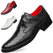 nullMen's PU Leather Pointed Formal High Heels - Premium 0 from null - Just $54.21! Shop now at Nobles Store