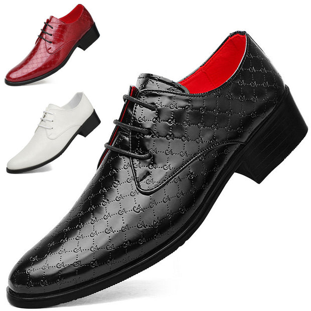 nullMen's PU Leather Pointed Formal High Heels - Premium 0 from null - Just $54.21! Shop now at Nobles Store