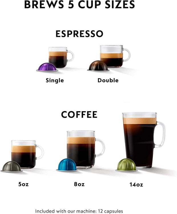 Coffee, Coffee Makers, Home & Kitchen, Kitchen & Dining, Single-Serve Brewers, Tea & EspressoVertuo Coffee and Espresso Machine by De'Longhi - Premium  from Nobles Store - Just $268.73! Shop now at Nobles Store