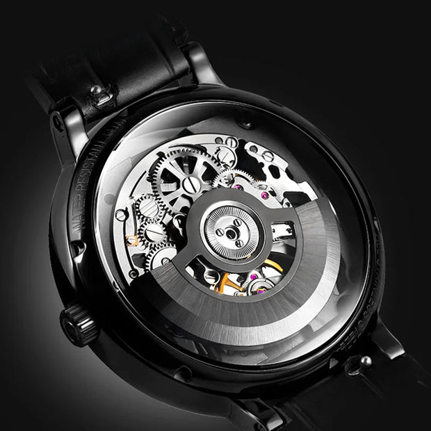 All Categories, Home, Mechanical Watches, Men's Watches, WatchesSkeleton Watch Men Automatic Mechanical Wrist Watches 316L Stainless Steel Case Sapphire Crystal Timepiece Unisex - Premium  from Nobles Store - Just $358.82! Shop now at Nobles Store