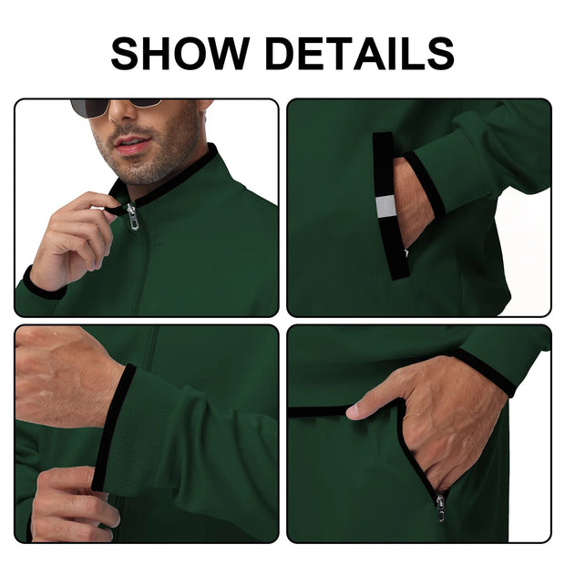 Clothing, Mens Clothing, Mens Workout ClothingMen'S Tracksuits Sweatsuits for Men Set Track Suits 2 Piece Casual Athletic Jogging Warm up Full Zip Sweat Suits Armygreen L - Premium  from Nobles Store - Just $63.78! Shop now at Nobles Store