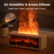 Home Appliances, Household Appliances, Small Air Conditioning AppliancesAroma Humidifier Flame Essential Oil Diffuser Air Humidifier Aromatherapy Fragrance Diffuser with RGB Light and Remote Control - Premium  from Nobles Store - Just $51.72! Shop now at Nobles Store