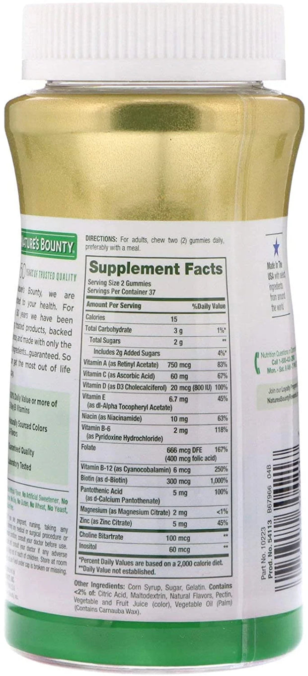 Health and Medicine, Multivitamins, Vitamins and Supplements, Women's MultivitaminsAdult Multivitamin Gummies 75 Each (Pack of 3) - Premium  from Nobles Store - Just $55.40! Shop now at Nobles Store