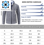 Cardigans, Clothing, Men, Shoes & Jewelry, SweatersMen'S Sweaters Full Zip Slim Thick Knitted Cardigan Sweaters Jacket with Pockets - Premium  from Nobles Store - Just $65.30! Shop now at Nobles Store