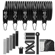 accessory, exercise, fitness, gym, indoor, outdoorFitness Exercises Resistance Bands Set - Premium  from Nobles Store - Just $59.97! Shop now at Nobles Store