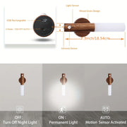 Flashlight, Night LightWood Motion Sensor Light - Premium  from Nobles Store - Just $35.15! Shop now at Nobles Store