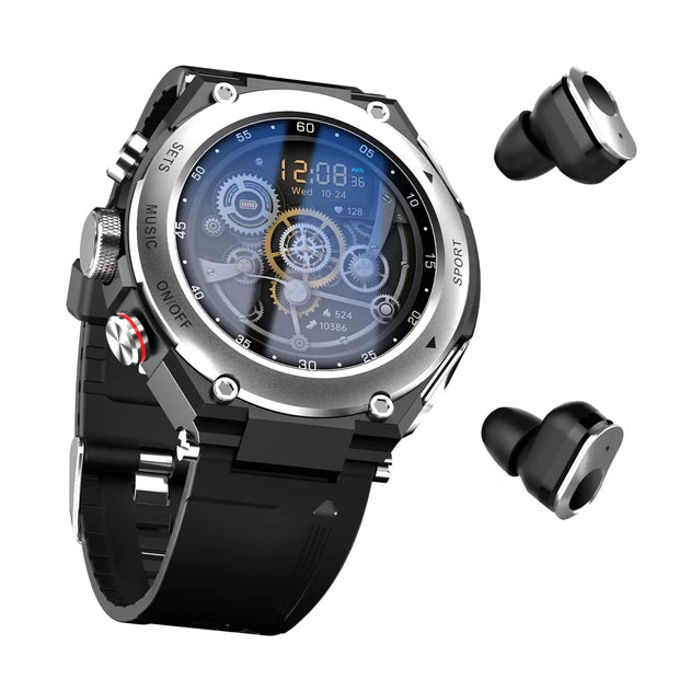 accessory, fitness, gift, gym, smart watchSmart Watch with Earbuds - Premium  from Nobles Store - Just $112.11! Shop now at Nobles Store