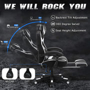 Furniture, Game & Recreation Room Furniture, Gaming Chairs, Home & Kitchen, Video Game ChairsErgonomic Gaming Chair with Footrest Recliner Computer Chair with Massage High Back - Premium  from Nobles Store - Just $299.21! Shop now at Nobles Store